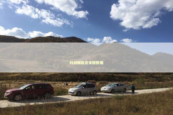 科创板融资余额数据 新闻