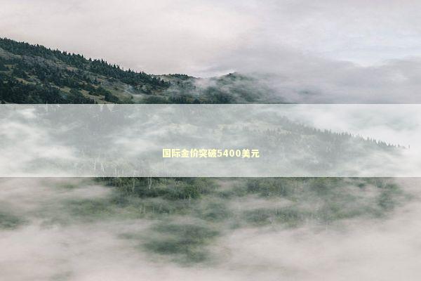 国际金价突破5400美元 国际金价突破5400美元 新闻