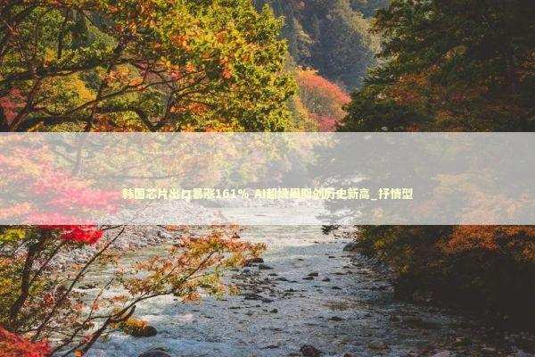 韩国芯片出口暴涨161% AI超级周期创历史新高_抒情型 新闻