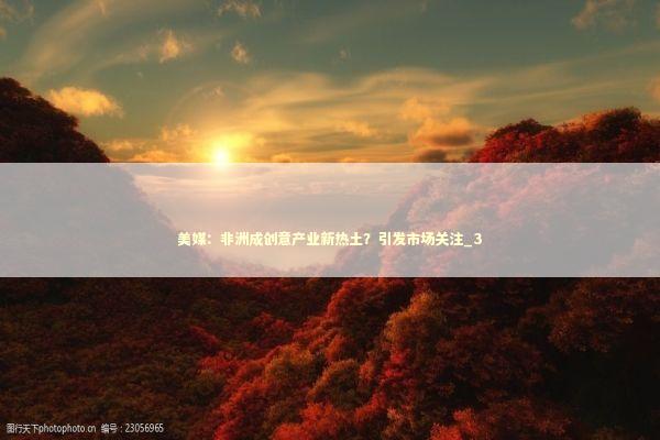 美媒:非洲成创意产业新热土?引发市场关注_3 美媒:非洲成创意产业新热土?引发市场关注_3 新闻