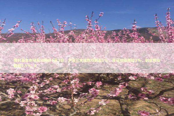 博时基金市场异动陪伴3月3日：沪深三大指数均跌超1%，深证成指跌超3%，创业板指跌超2.5%_4 新闻